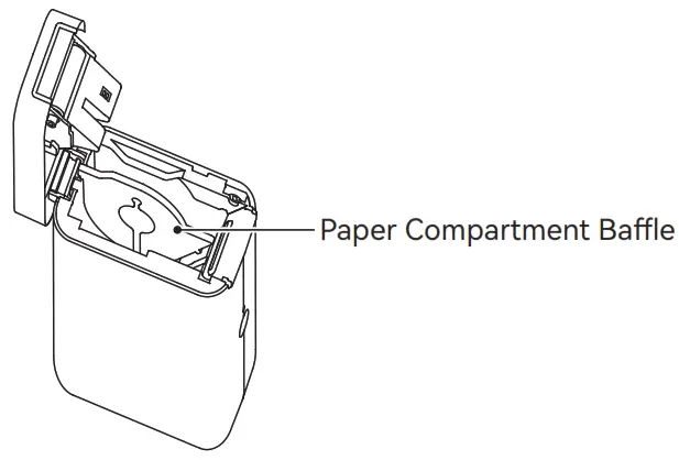 NIIMBOT D101 Smart Label Printer - Compartment