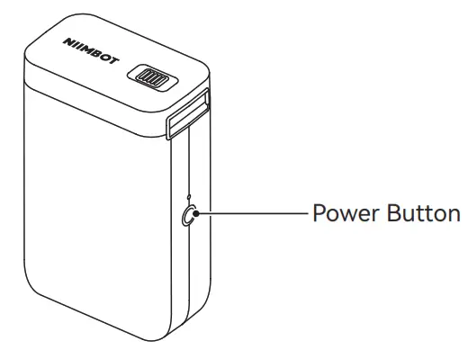 NIIMBOT D101 Smart Label Printer - Power Button