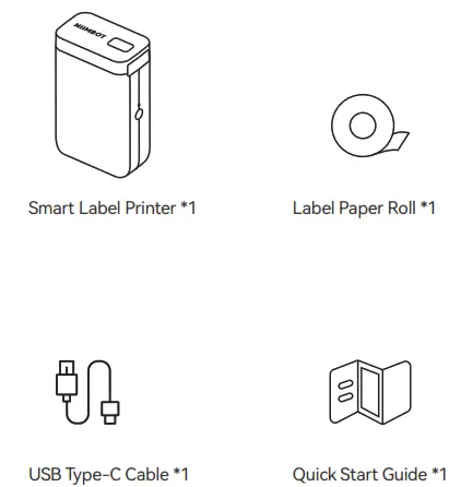 NIIMBOT D101 Smart Label Printer - fig