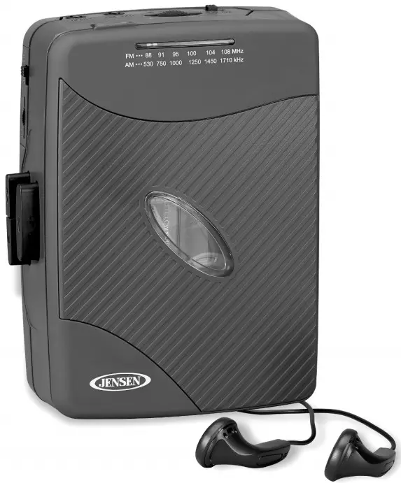JENSEN SCR-75 STEREO CASSETTE PLAYER WITH AM FM RADIO -