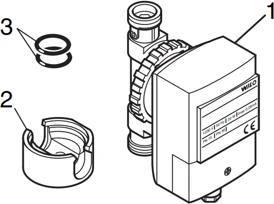 WILO Star-Z 15 - Scope of delivery