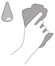 WMF 0415430011 Lono Table Grill Ribbed with Glass Lid - damp cloth