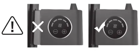 WMF 0415430011 Lono Table Grill Ribbed with Glass Lid - temperature