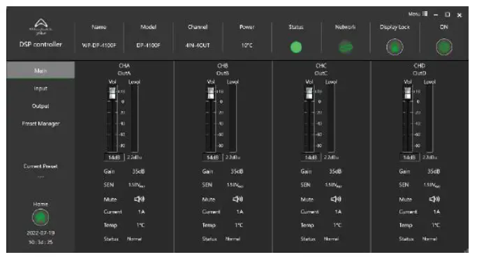 Wharfedale Pro DP-N DSP Controller Software v116 4