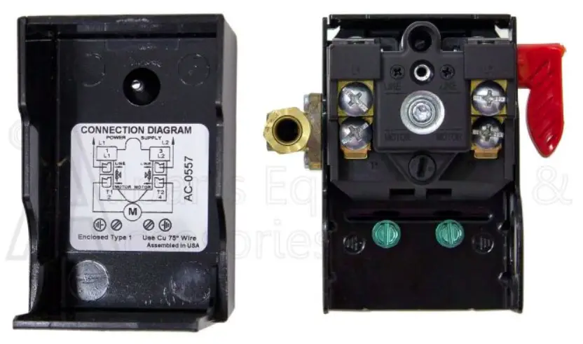 allpartsinc Z-D20596 Replacement 2 Stage Compressor Pressure Switch