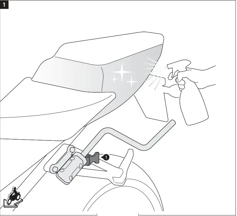 SW-MOTECH BC.HTA.01.740.31201 Saddlebag Set for Honda Instruction Manual - Fastening