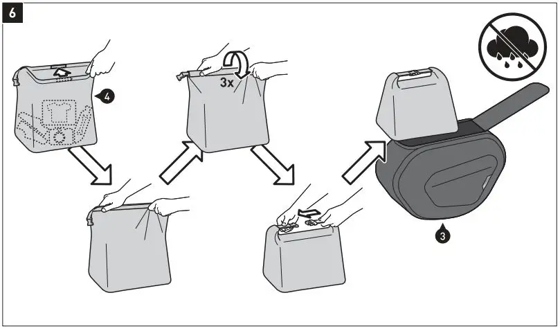 SW-MOTECH BC.HTA.01.740.31201 Saddlebag Set for Honda Instruction Manual - Fastening