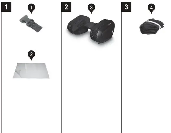 SW-MOTECH BC.HTA.01.740.31201 Saddlebag Set for Honda Instruction Manual - Parts List
