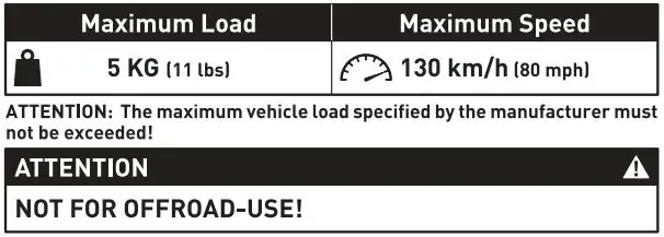 SW-MOTECH BC.HTA.01.740.31201 Saddlebag Set for Honda Instruction Manual - Product Specific Information