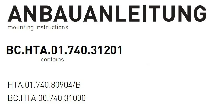 SW-MOTECH BC.HTA.01.740.31201 Saddlebag Set for Honda Instruction Manual