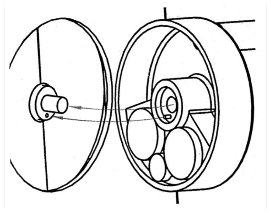 Install the handwheel