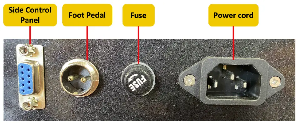 Switch on the rotary microtome