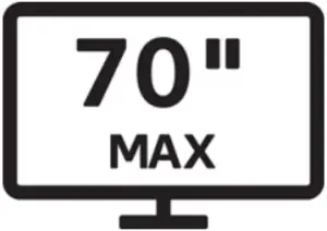 70 inch MAX TV