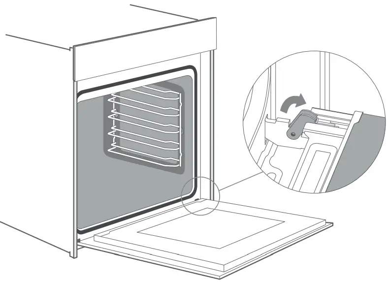 REMOVING THE APPLIANCE DOOR
