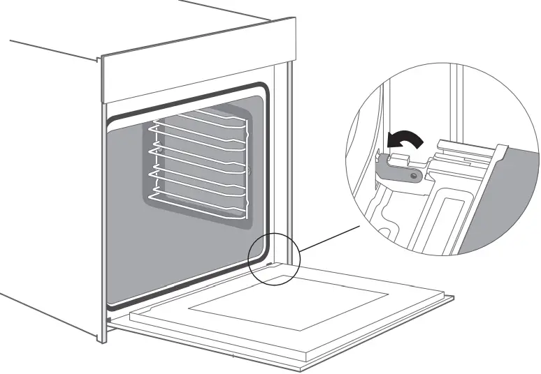 Fitting the appliance door 