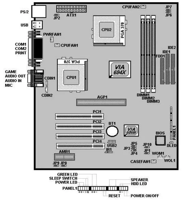 The-Retro-Web-TM-VA370EB-PCI-AGP-AMR-Mainboard-1