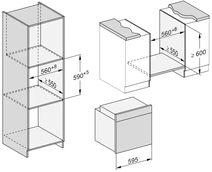 Building-in dimensions