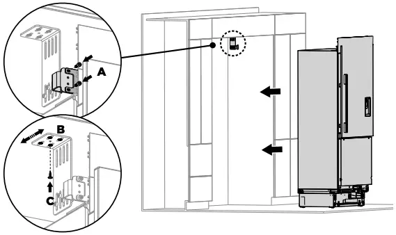 Positioning right hinge
