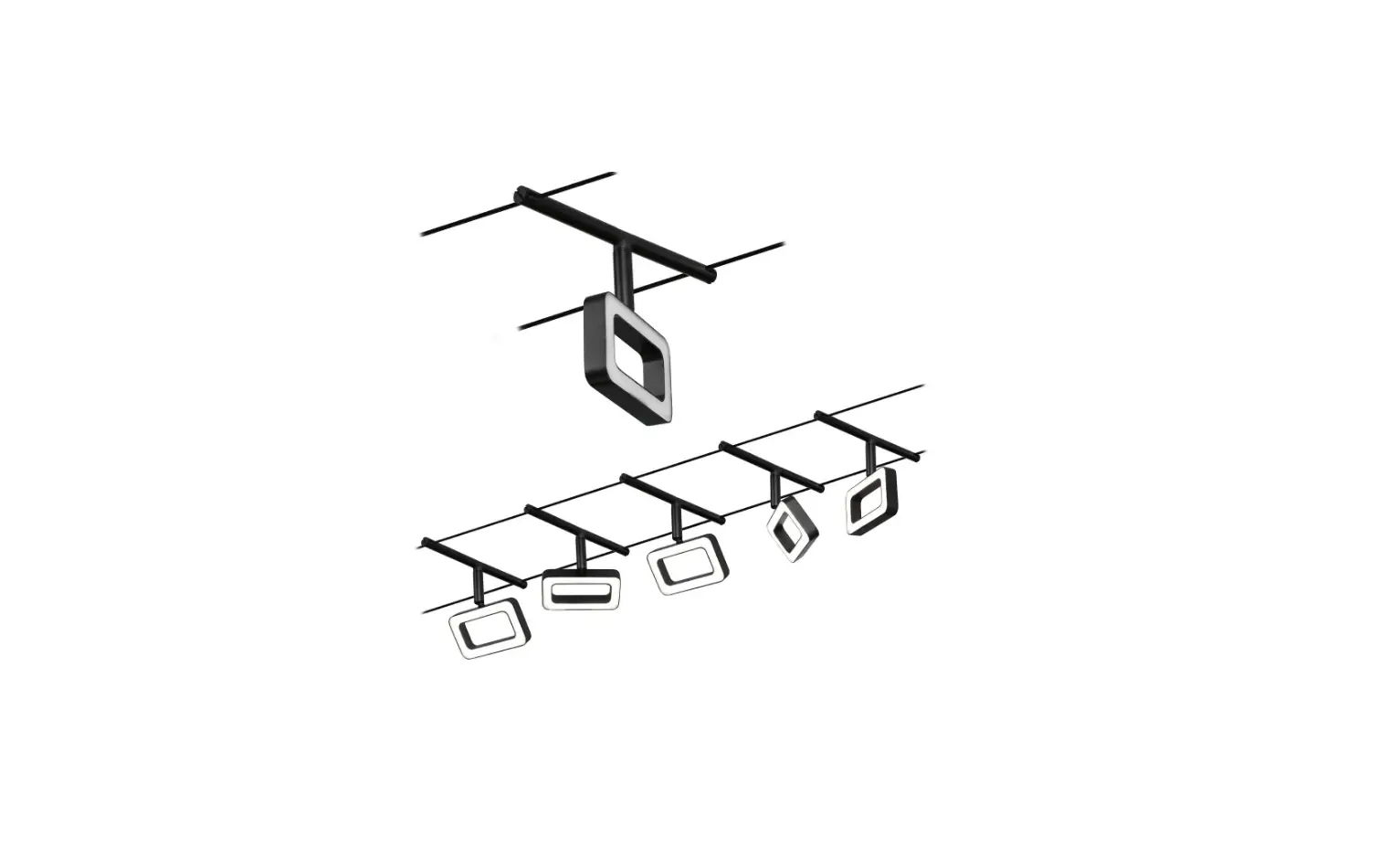 Paulmann 944.81 Corduo Led Seilsystem Frame Basisset Instructions