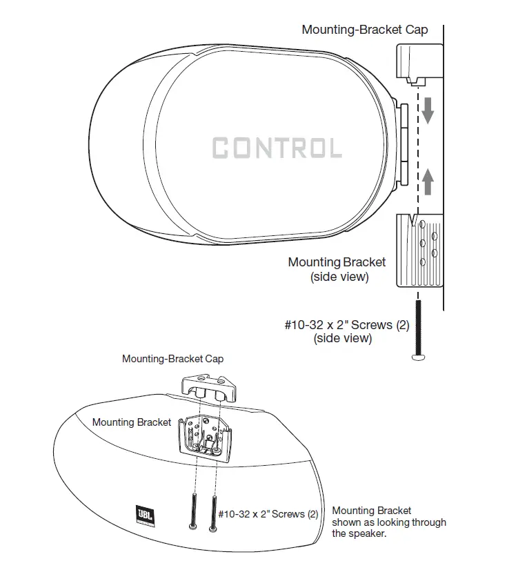 JBL Professional Control CRV-WH High Design Indoor-Outdoor Professional Loudspeaker-3