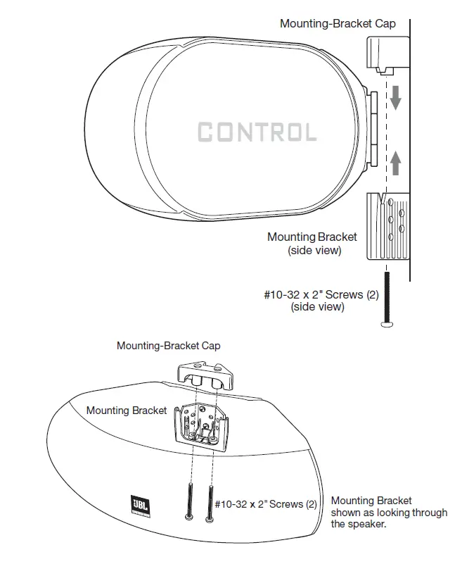JBL Professional Control CRV-WH High Design Indoor-Outdoor Professional Loudspeaker-7