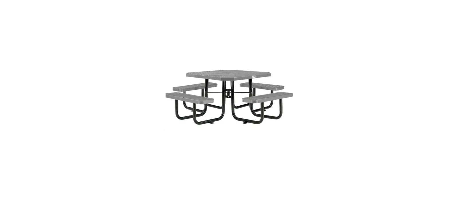 Global Industrial 436cp50 Octagonal Picnic Table User Manual