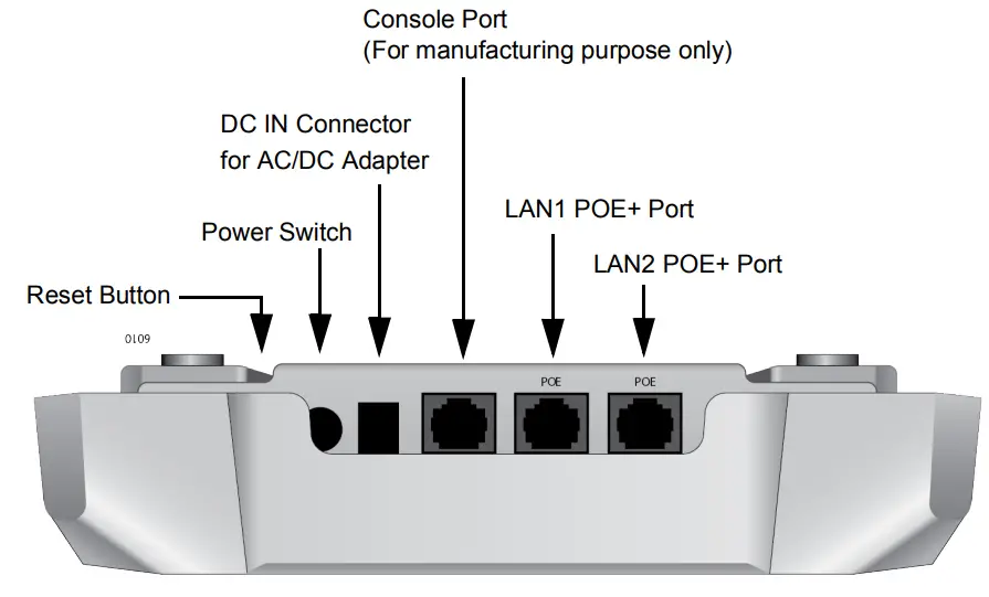 Allied Telesis TQ6000 GEN2 Wireless Access Point fig 1