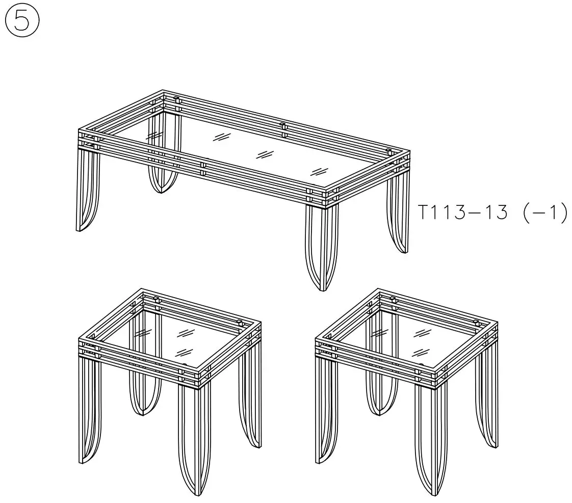 ASHLEY T113-13 Exeter Table User Manual - How to use