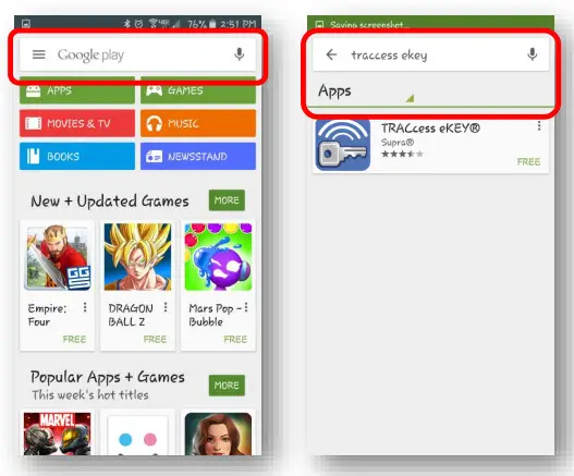 Supra TRACcess eKEY App - Figure 3