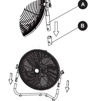 UTILITECH-SFC1-500B-20-Inch-3-Speed-Indoor-Black-Floor-Fan-FIG-2