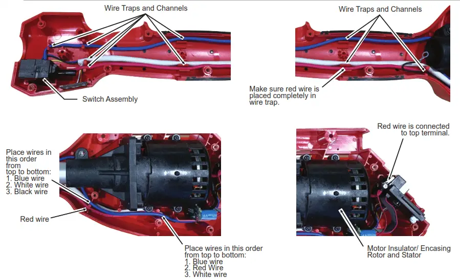 Milwaukee M18 FUEL Attachment System W QUIK-LOK Power Head - SERVICE WIRING DIAGRAM