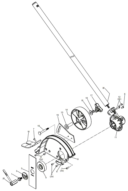 Milwaukee M18 FUEL Attachment System W QUIK-LOK Power Head - Trimmer Attachment