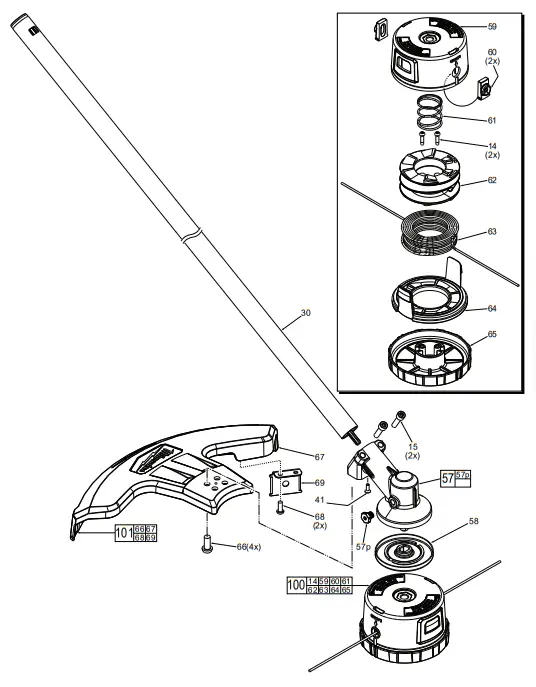 Milwaukee M18 FUEL Attachment System W QUIK-LOK Power Head - string Trimmer Attachment