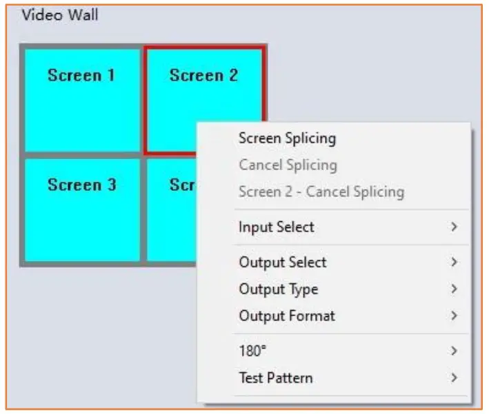 Creating the video wall