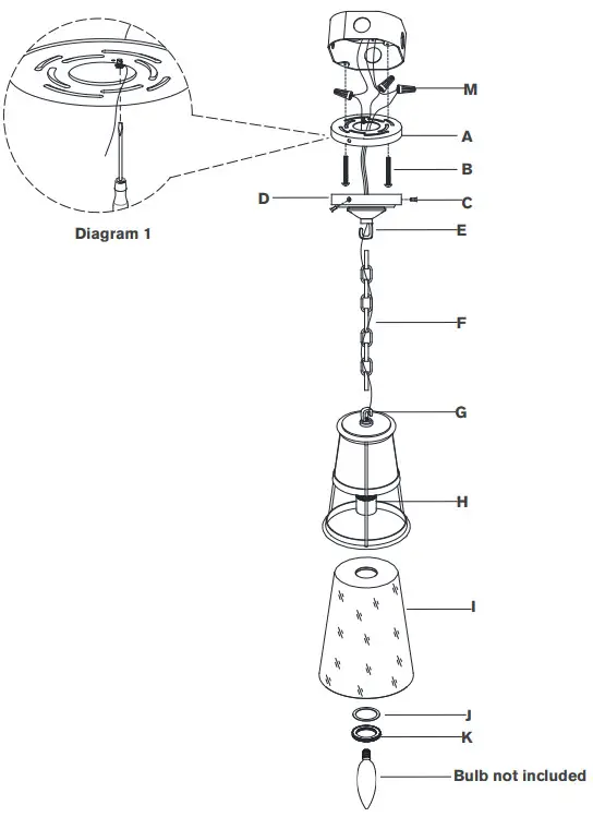 VISUAL COMFORT TOB 5752 Robinson Large Pendant -