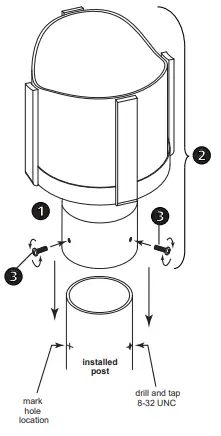 HINKLEY 17501 Dawson Large Post Top or Pier Mount Lantern - 1
