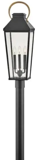 HINKLEY 17501 Dawson Large Post Top or Pier Mount Lantern