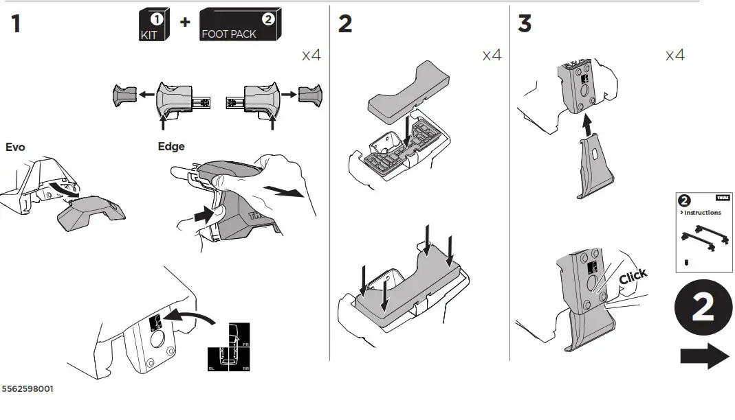 THULE 145328 Custom Fit Kit - Product Overview 3