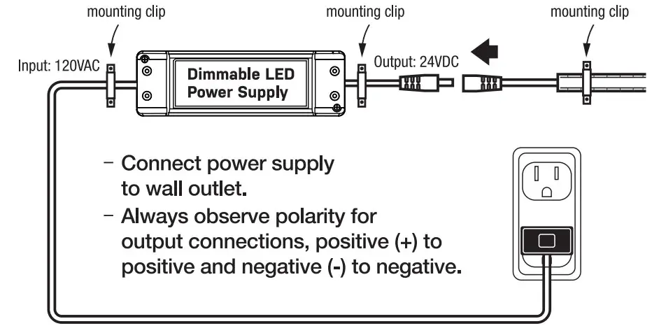 Connect power supply