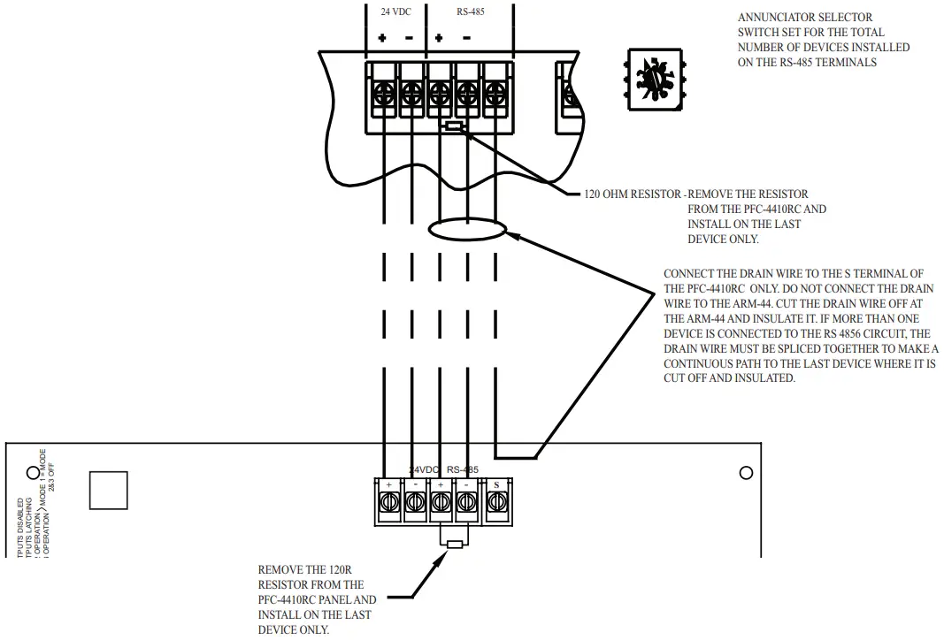 POTTER ARM 44 Relay Module For Pfc 4410rc Series - motherboard