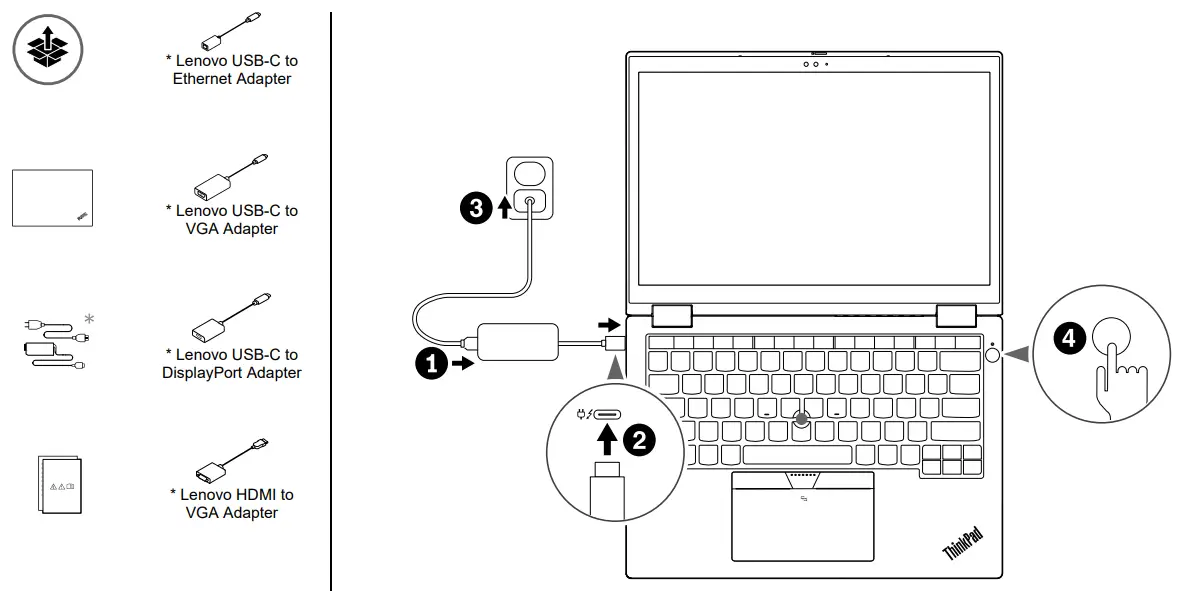 LENOVO ThinkPad X13 Yoga G3 Thunder Black - 1