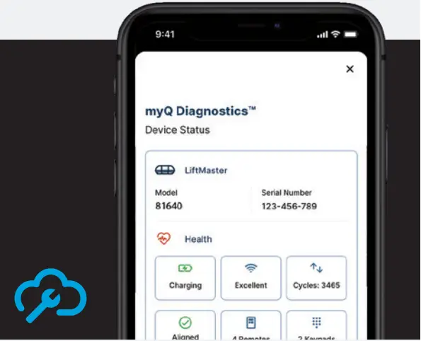 LiftMaster 81640 HP AC Chain Drive WiFi Garage Door Opener 4