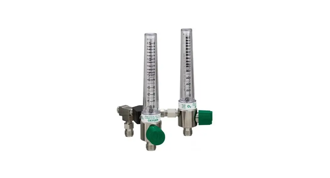 Precision Medical 1mfa Oxygen Chrome Flowmeter Instruction Manual
