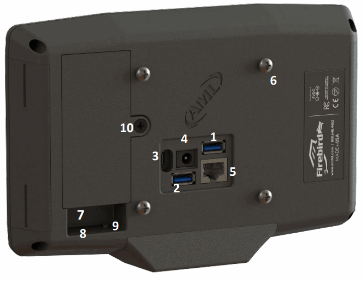 Firebird KDT7 0022 Self Service Kiosk POS Computers - Front and Back View 1