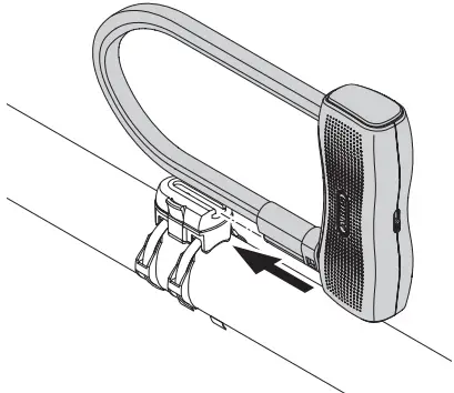 ASUS 770A Smartx Bike Lock Height - Mounting the bracket
