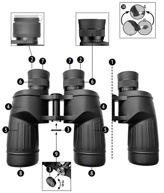 BRESSER 9621600 Night Explorer 7x50 Astronomy Binoculars - Product Overview