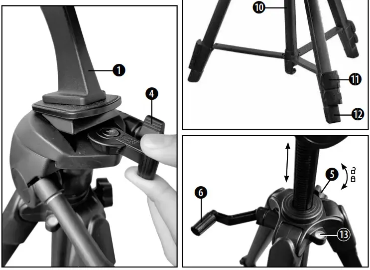 BRESSER 9621600 Night Explorer 7x50 Astronomy Binoculars - Tripod mounting 2