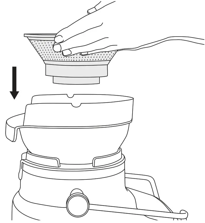 Breville BJB815BSS 3X Bluicer Pro Stainless - Align the arrows