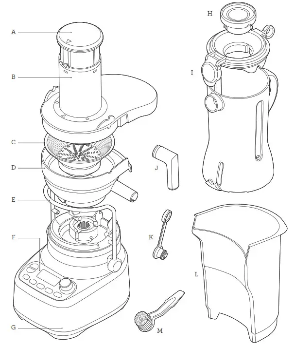 Breville BJB815BSS 3X Bluicer Pro Stainless - Blender and Juicer-1