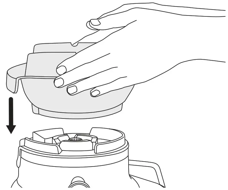 Breville BJB815BSS 3X Bluicer Pro Stainless - Place filter